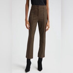 Veronica Beard Brown Houndstooth Straight Leg Pants size 8